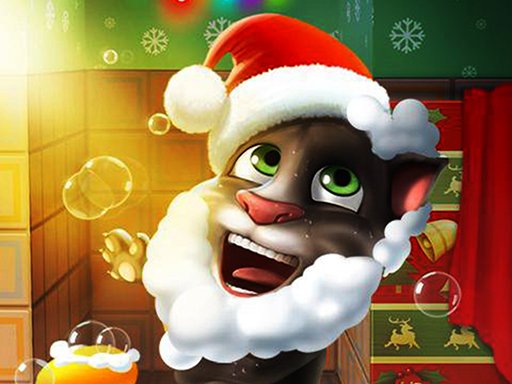 Play Talking Tom Christmas Online