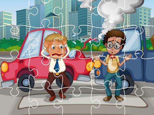 Play Crash Car Jigsaw Online