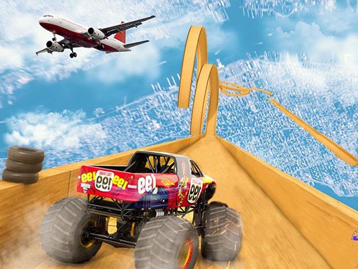 Play IMPOSSIBLE MONSTER TRUCK 3D STUNT Online