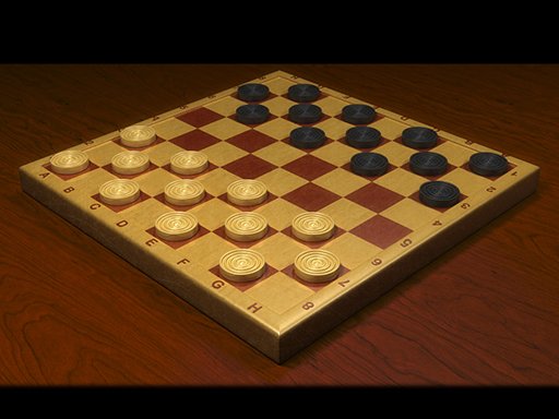 Play Checkers Dama chess board Online