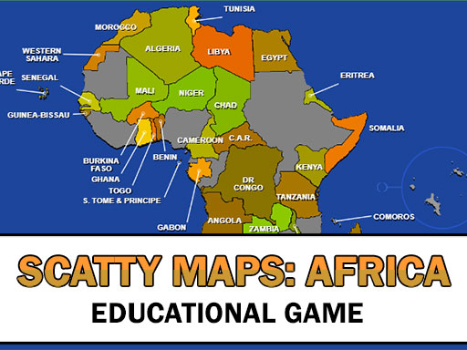 Play Scatty Maps Africa Online