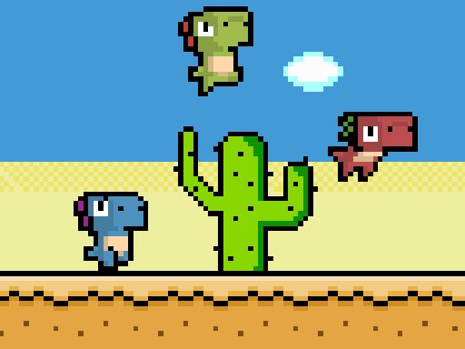 Play Pixel Dino Run Online