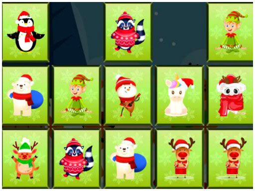 Play Animals Memory Xmas Online