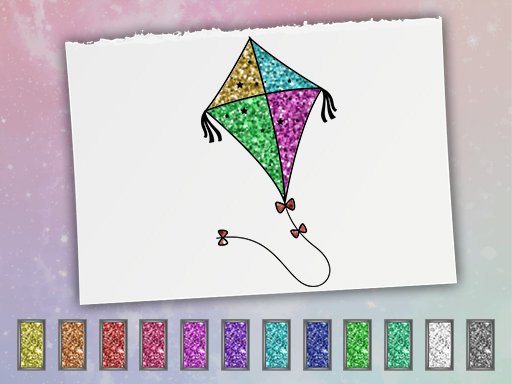 Play Glitter Toys Coloring Book Online