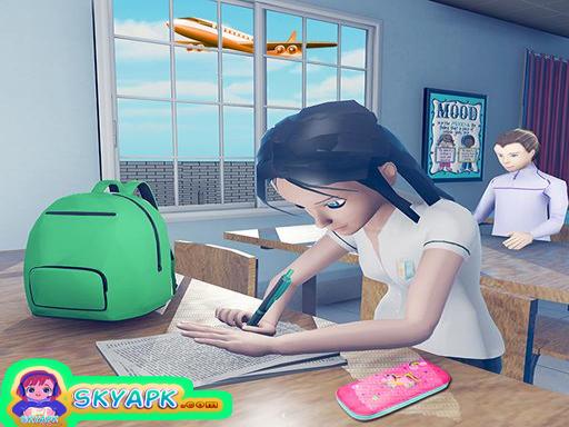 Play Virtual High School Girl Game- School Simulator 3D Online