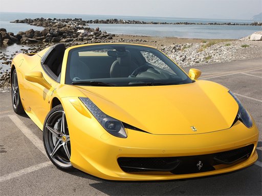 Play Ferrari 458 Spider Slide Online