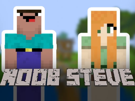 Play Noob Steve Head War Online