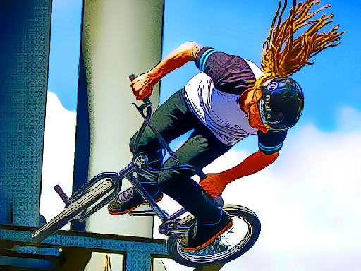 Play BMX Bikers Jigsaw Online