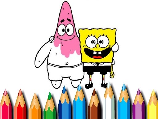 Play BTS Sponge Bob Coloring Online