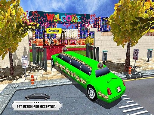 Play Wedding City Limo Car Driving Simulator Game Online
