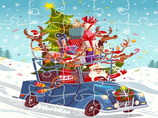 Play Xmas Trucks Jigsaw Online