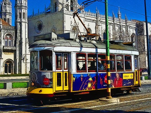 Play Tram Jigsaw Online