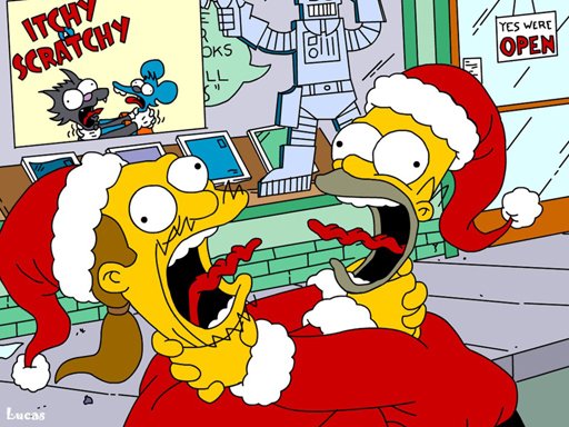 Play Simpsons Christmas Jigsaw Puzzle Online