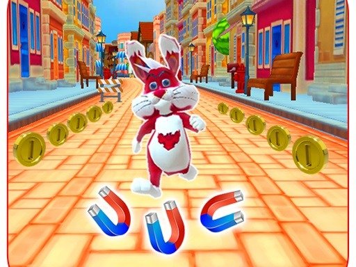 Play Subway Bunny Run Rush Rabbit Runner Game Online