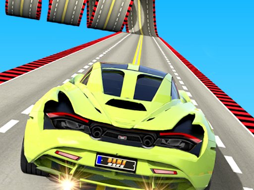 Play impossible car stunt mega ramp 3d  Online