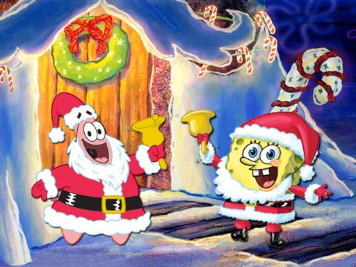 Play SpongeBob Christmas Jigsaw Puzzle Online