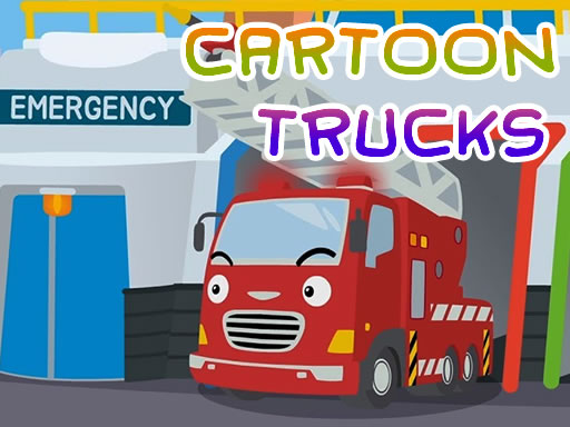 Play Cartoon Trucks Jigsaw Online