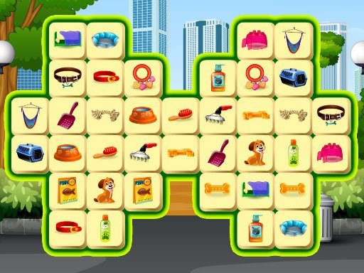 Play Pet Care Mahjong Online