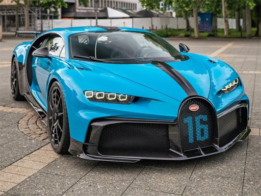 Play Bugatti Sports Car Puzzle Online