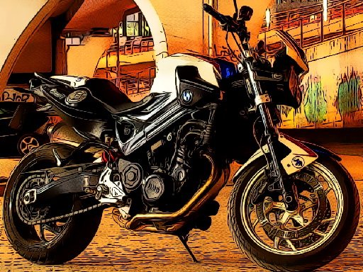 Play Fast Motorbikes Jigsaw Online