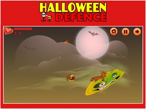 Play Halloween Defence 1 Online