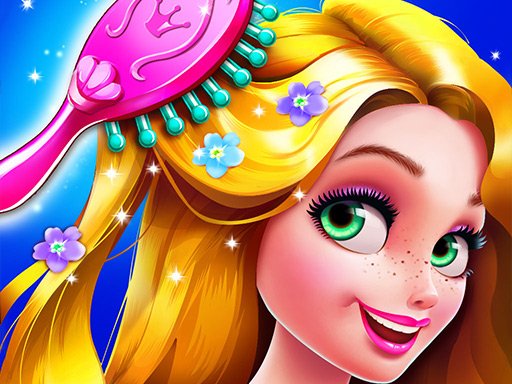 Play Long Hair Princess Hair Salon Online