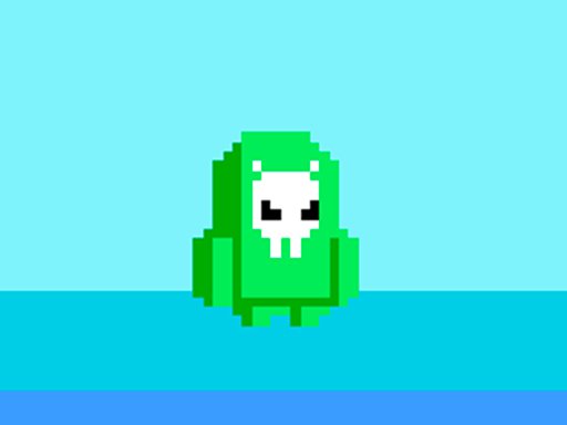 Play green alien fall guys Online