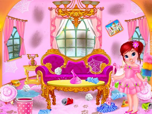 Play Princess House Cleanup Online