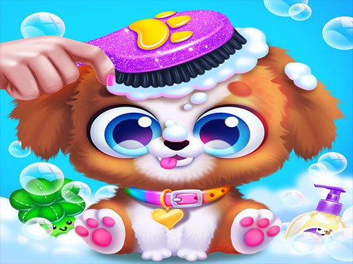 Play Newborn Puppy & Mommy Dog Pet Salon Doctor Daycare Online