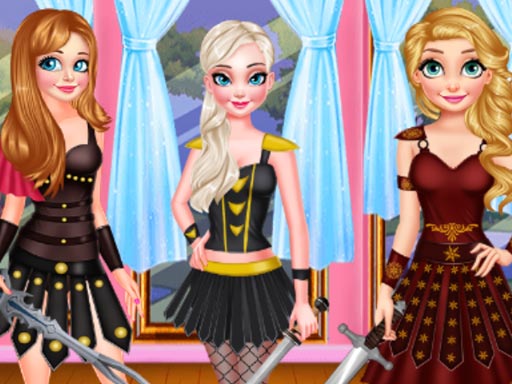 Play WARRIOR PRINCESS DRESS UP Online