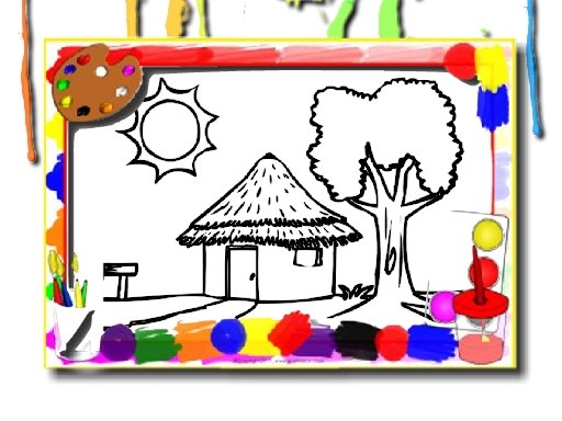 Play House Coloring Book Online