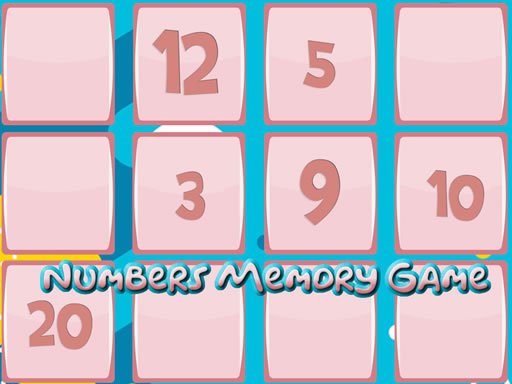 Play Memory Game With Numbers Online