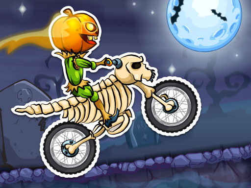 Play Moto X3M Halloween Online