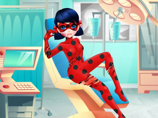 Play Dotted-Girl Ambulance For Superhero Online