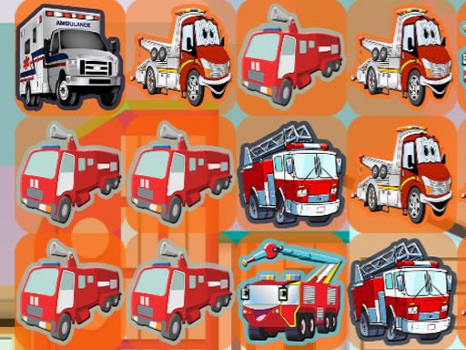 Play Emergency Trucks Match 3 Online