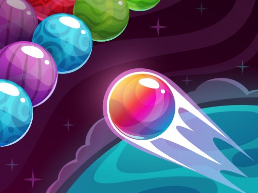 Play Bubble Shooter Colored Planets Online