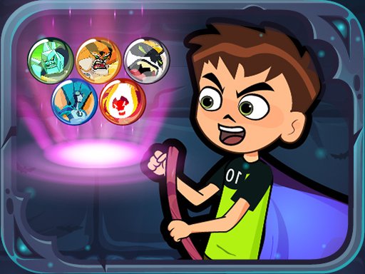 Play Ben 10 Halloween Bubble Shooter Online