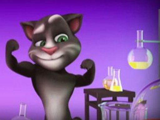 Play Talking Tom in Laboratory Online