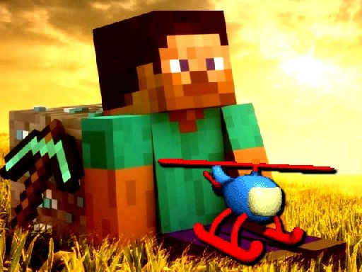 Play Minecraft Helicopter Adventure Online