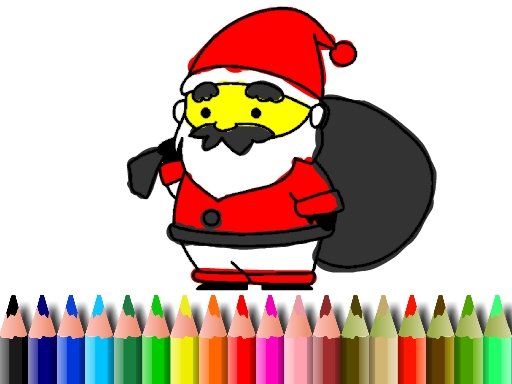 Play BTS Santa Claus Coloring Online