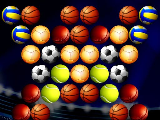 Play Bubble Shooter Golden Football Online