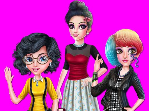 Play College Girl Squad Fashion Dressup Online
