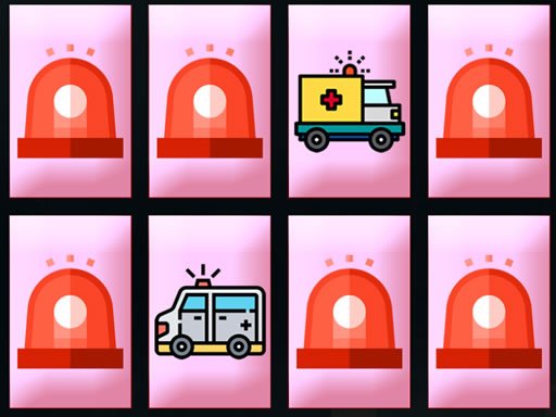 Play Ambulance Trucks Memory Online