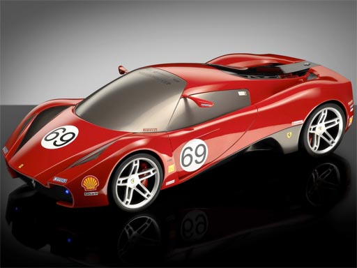 Play Super Cars Ferrari Puzzle Online