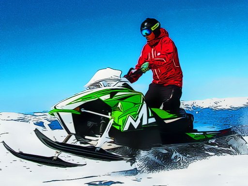 Play Snowmobile Jigsaw Online