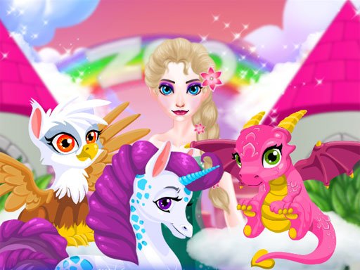 Play Elsa Magic Zoo Online