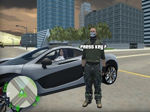 Play Crazy GTA Mercenary Driver Online