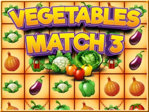 Play Vegetables Match 3 Online