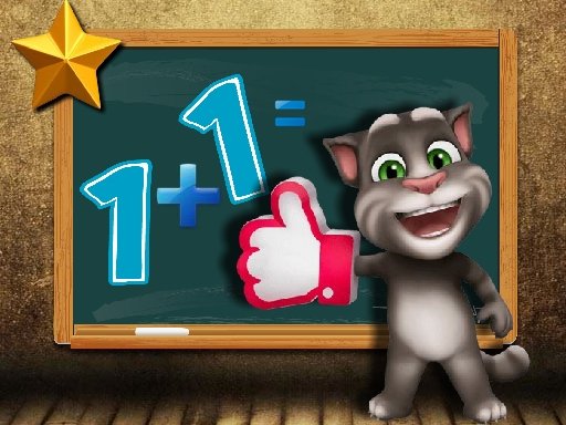 Play Talking Tom Math Test Online