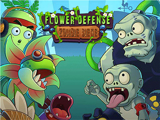 Play Flower Defense - Zombie Siege Online
